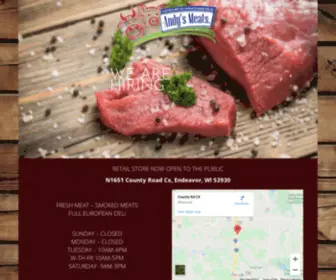 Andysmeats.com(Andy's Meats) Screenshot