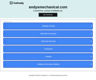 Andysmechanical.com(Plumbing) Screenshot