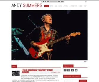 Andysummers.com(Andy Summers Official Site) Screenshot