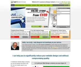 Andyswebdesign.ie(Andy\'s Webdesign) Screenshot