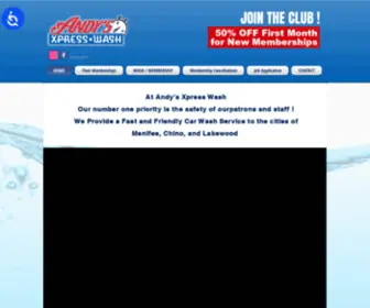 AndysXpresswash.com(Car Wash) Screenshot