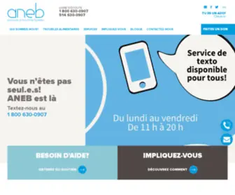 AnebQuebec.com(ANEB Québec) Screenshot