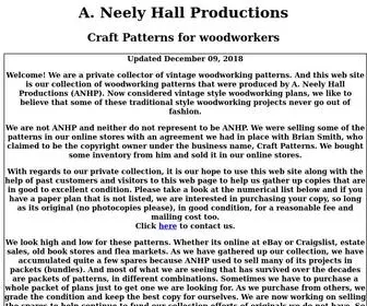 Aneelyhall.com(Neely Hall Craft Patterns) Screenshot