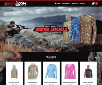 Aneemsonfishingwear.com(Aneemson Fishing Wear) Screenshot