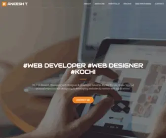 Aneesht.in(PHP Freelancer Kochi) Screenshot