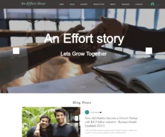 Aneffortstory.com(An Effort Story) Screenshot