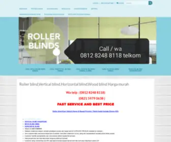 Anekadecor.com(JUAL ROLLER BLIND VERTICAL BLIND HORIZONTAL) Screenshot