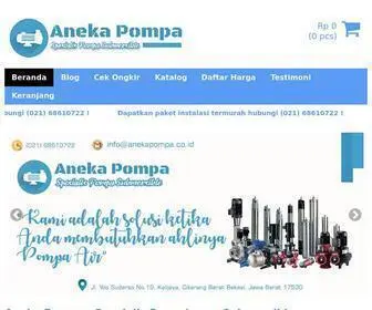 Anekapompa.co.id(Aneka Pompa) Screenshot