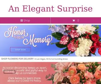 Anelegantsurprisefloral.com(Las Vegas Florist) Screenshot