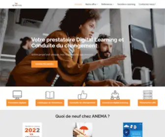 Anema-Formation.fr(Anema Formation) Screenshot