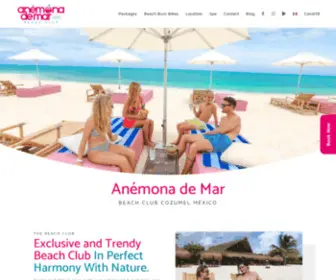 Anemonademarbeach.com(Anemona de Mar Cozumel) Screenshot