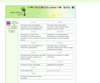 Anencephaly.info(Anencephaly info) Screenshot