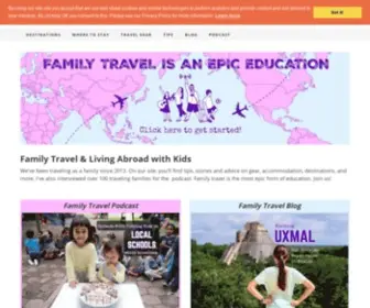 Anepiceducation.com(Family Travel Blog) Screenshot
