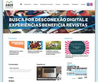 Aner.org.br(Associação Nacional de Editores de Revistas) Screenshot