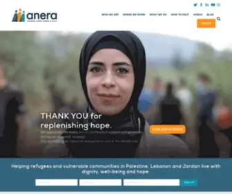 Anera.org(Partner with Anera (American Near East Refugee Aid)) Screenshot