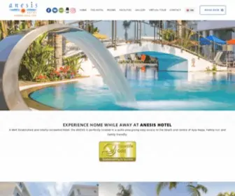 Anesishotel.com(Anesis Hotel Ayia Napa Cyprus) Screenshot