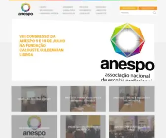 Anespo.pt(Associação Nacional de Escolas Profissionais) Screenshot