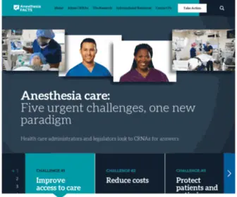Anesthesiapatientsafety.com(CRNAs are the Answer to Anesthesia Care Challenges) Screenshot