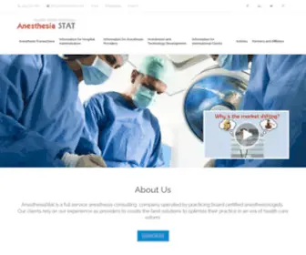 Anesthesiastat.com(Anesthesia management) Screenshot