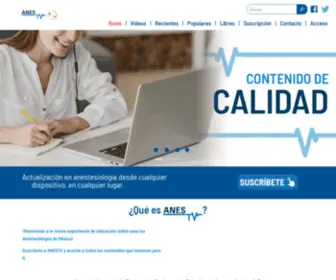 Anestv.mx(ANES TV) Screenshot