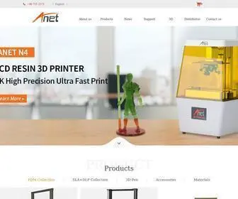 Anet3D.com(3d printer) Screenshot