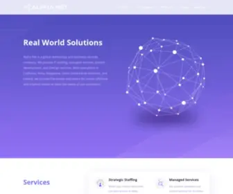 Anetcorp.com(Alpha Net) Screenshot