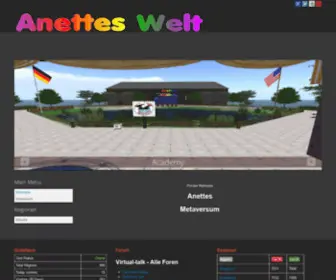 Anetteswelt.de(Startseite) Screenshot