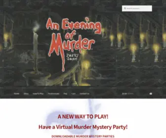 Aneveningofmurder.com(An Evening of Murder) Screenshot