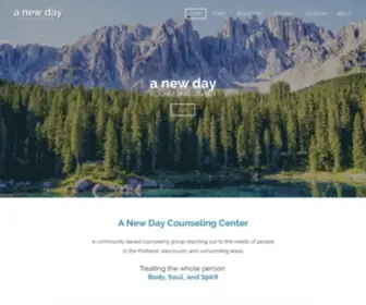 Anewdaycounseling.org(A New Day Counseling Center) Screenshot