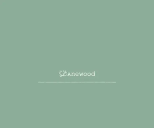Anewood.com(木製雑貨ブランドHacoaのファッションレーベル[Anewood（アニュウド）) Screenshot