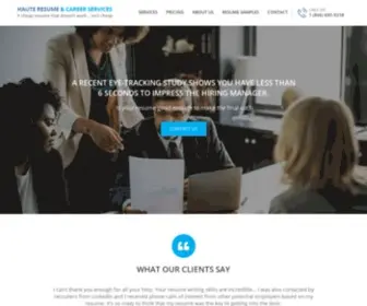 Anewresume.com(Professional Resume Services) Screenshot