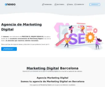 Anexeo.com(Agencia Marketing Digital en Barcelona) Screenshot