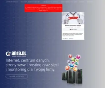 Anfa.pl(Nasza firma oferuje następujące usługi) Screenshot