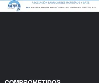 Anfapa.com(Asociación Nacional de Fabricantes de Morteros Industriales) Screenshot