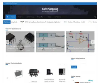 Anfelshopping.com(News, Reviews and Deals Online) Screenshot