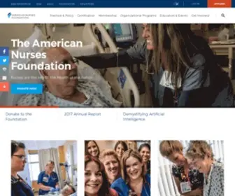 Anfonline.org(The American Nurses Foundation) Screenshot