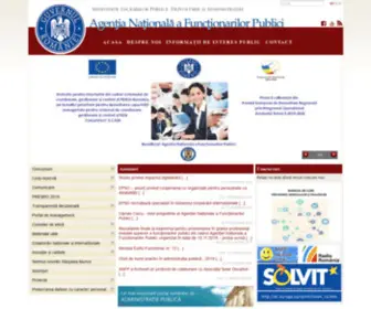 ANFP.gov.ro(Agentia Nationala a Functionarilor Publici) Screenshot