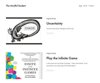 Angadarneja.com(The Mindful Student) Screenshot