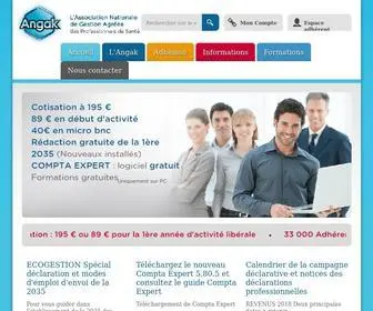 Angak.fr(Association Nationale de Gestion agr) Screenshot