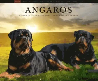 Angaros-Rottweiler.com(Rottweiler, Hodowla Rottweilerów ANGAROS) Screenshot