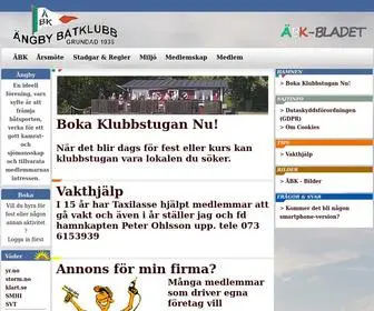 Angbybatklubb.se(Ängby) Screenshot