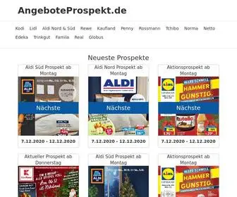 Angeboteprospekt.de(Alle aktuelle Prospekte und Angeboten ONLINE) Screenshot