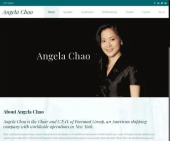 Angelachao.org(Angela Chao) Screenshot