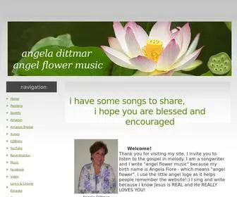 Angelafiore.com(Angel Flower Music Angel Flower Music) Screenshot