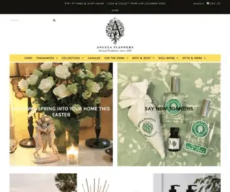 Angelaflanders-Perfumer.com(Angela Flanders Perfumery for Niche Perfumes & Scented Candles) Screenshot