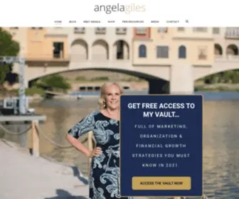 Angelagiles.com(Connecting Like A Pro) Screenshot