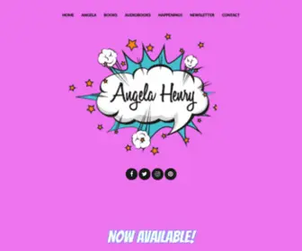 Angelahenry.com(Author Angela Henry) Screenshot