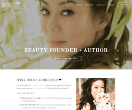 Angelajiakim.com(Savor Beauty) Screenshot