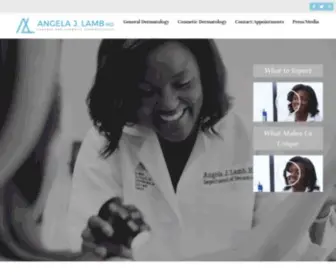 Angelalambmd.com(Dr. Angela J. Lamb) Screenshot