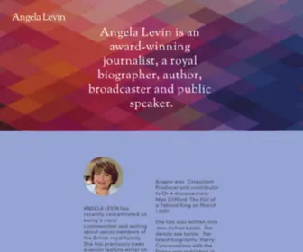 Angelalevin.co.uk(Angela Levin) Screenshot